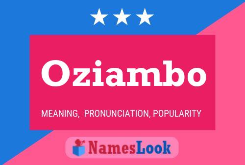 Poster del nome Oziambo