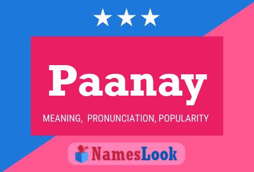 Poster del nome Paanay