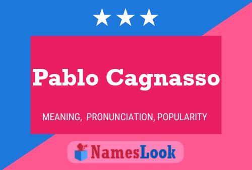 Poster del nome Pablo Cagnasso