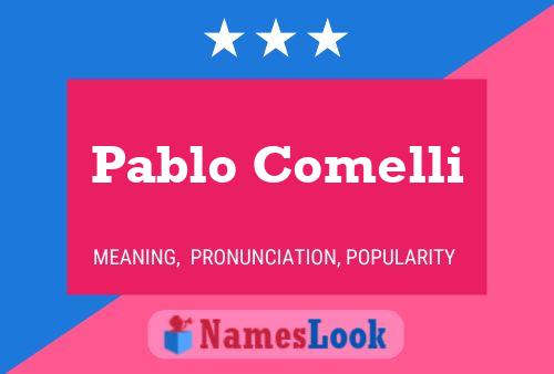 Poster del nome Pablo Comelli