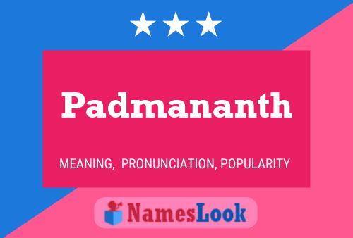 Poster del nome Padmananth