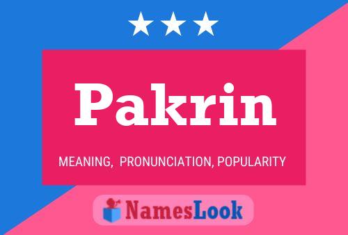 Poster del nome Pakrin