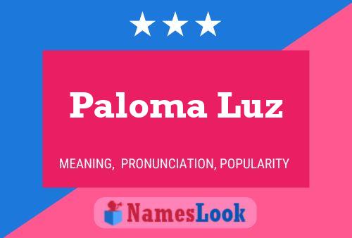 Poster del nome Paloma Luz