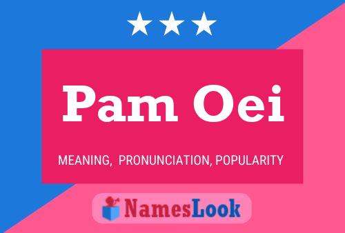 Poster del nome Pam Oei