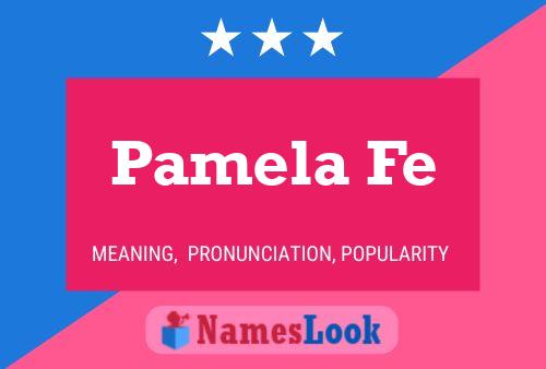 Poster del nome Pamela Fe