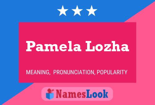 Poster del nome Pamela Lozha