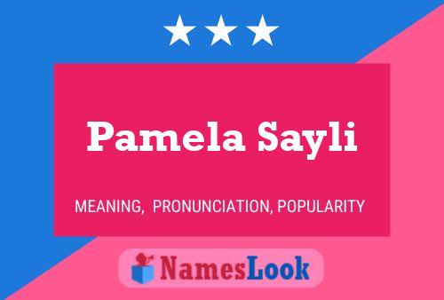 Poster del nome Pamela Sayli