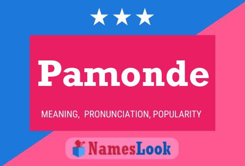 Poster del nome Pamonde