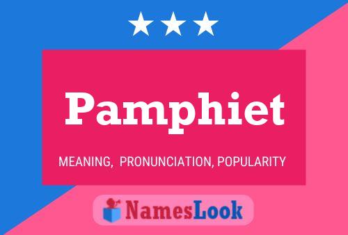 Poster del nome Pamphiet