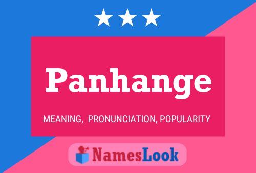 Poster del nome Panhange