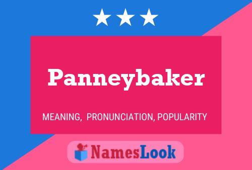 Poster del nome Panneybaker