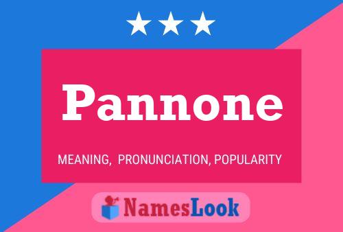 Poster del nome Pannone