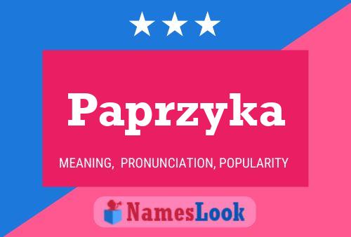 Poster del nome Paprzyka