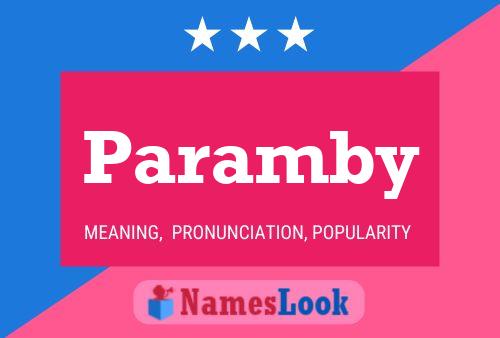 Poster del nome Paramby