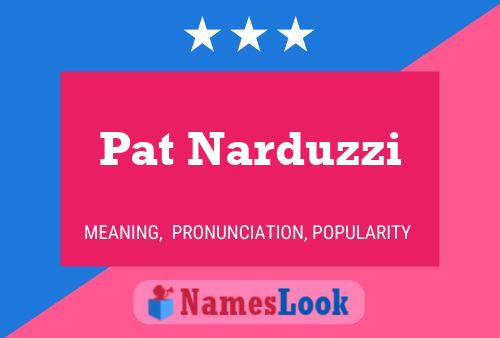 Poster del nome Pat Narduzzi