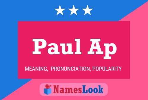 Poster del nome Paul Ap