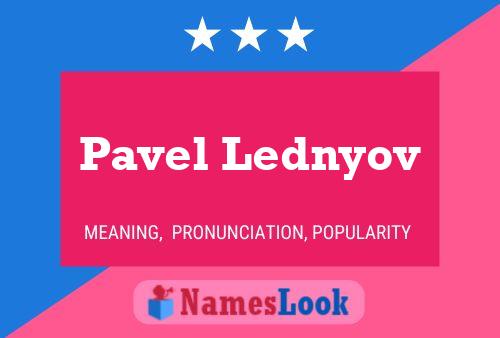 Poster del nome Pavel Lednyov