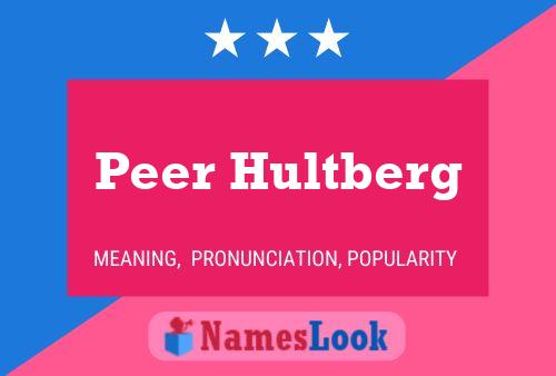 Poster del nome Peer Hultberg