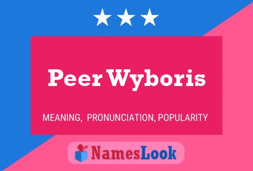 Poster del nome Peer Wyboris