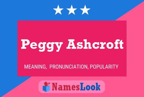 Poster del nome Peggy Ashcroft