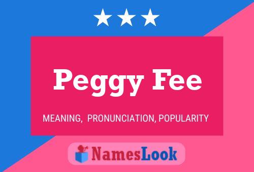 Poster del nome Peggy Fee