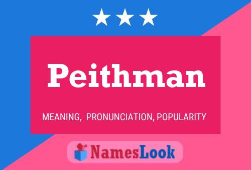 Poster del nome Peithman