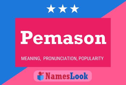 Poster del nome Pemason