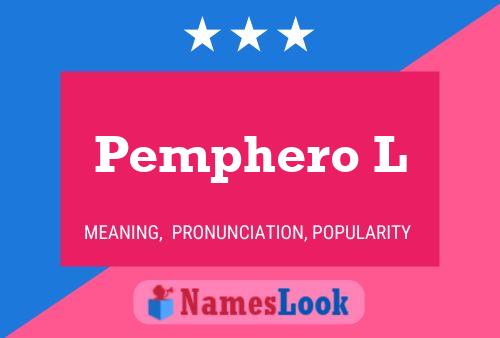 Poster del nome Pemphero L