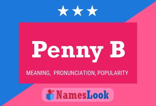 Poster del nome Penny B