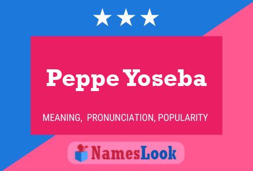 Poster del nome Peppe Yoseba