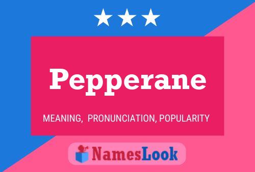 Poster del nome Pepperane