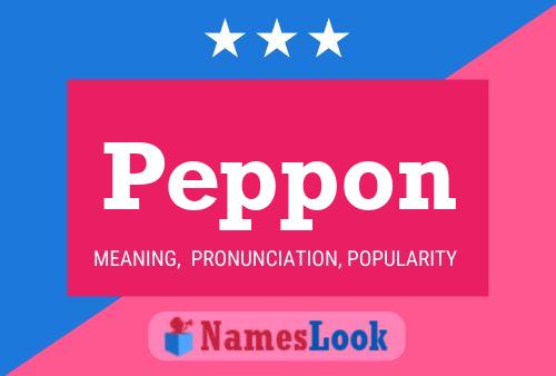 Poster del nome Peppon