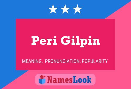 Poster del nome Peri Gilpin