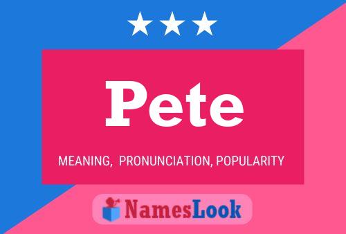 Poster del nome Pete