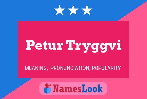 Poster del nome Petur Tryggvi