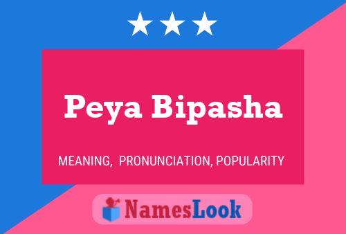 Poster del nome Peya Bipasha