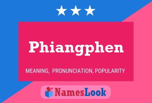 Poster del nome Phiangphen