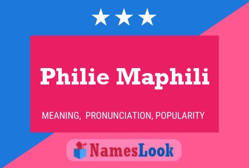 Poster del nome Philie Maphili