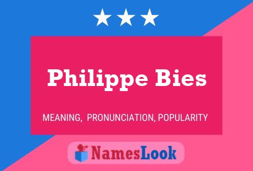 Poster del nome Philippe Bies