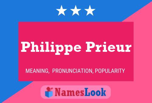 Poster del nome Philippe Prieur