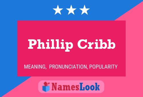 Poster del nome Phillip Cribb