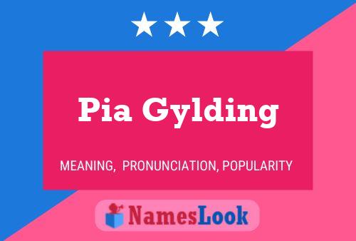 Poster del nome Pia Gylding