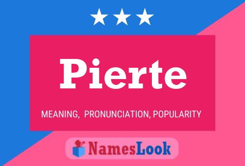 Poster del nome Pierte