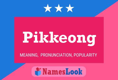 Poster del nome Pikkeong