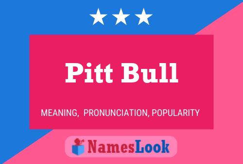 Poster del nome Pitt Bull