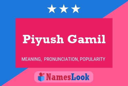 Poster del nome Piyush Gamil