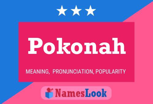 Poster del nome Pokonah