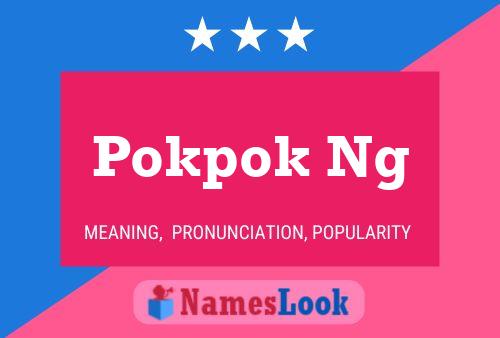 Poster del nome Pokpok Ng