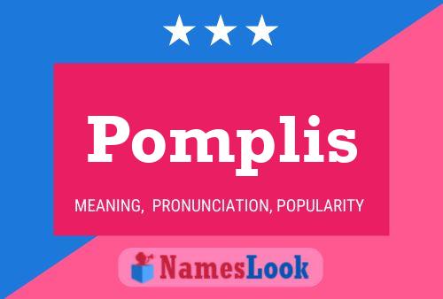 Poster del nome Pomplis