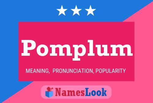 Poster del nome Pomplum